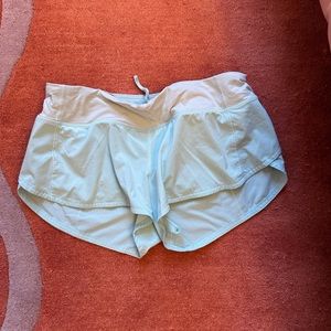 Lululemon Speed Up Short, Light Blue, Size 4